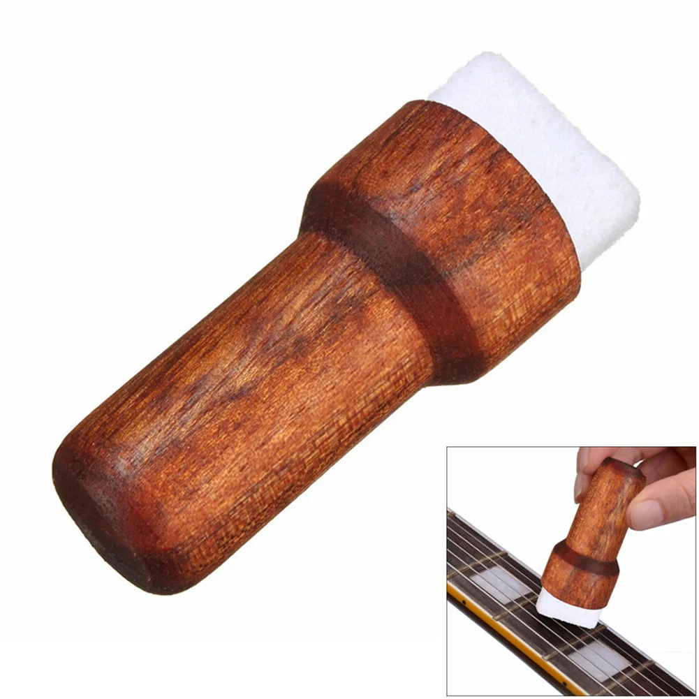 

Wood Electric Guitar Bass String Cleaner Instrument Body Cleaning Tool For Stringed Musical Instruments Guiter Parts&Accessories