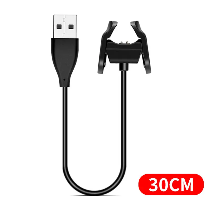 Зарядное устройство USB Essager для Xiaomi mi Band 4 док-станция с зажимом для быстрой зарядки для Xiaomi mi band 4 mi Band 4 Шнур адаптер Аксессуары - Цвет: 30cm