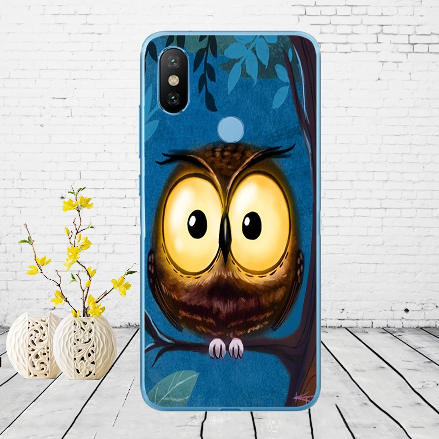13 Мягкий силиконовый чехол 56DD Сова для Xiao mi Red mi 6 6a mi 8 a2 lite note 5 6 pro 7 - Цвет: 13