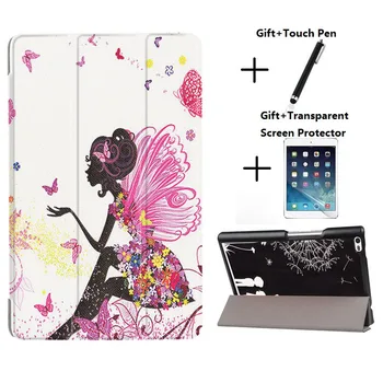 

Case For Lenovo Tab 4 8, TB-8504x Leather case smart Cover for Lenovo TAB4 8 TB-8504F TB-8504N TB-8504 tablet case Flip Cover