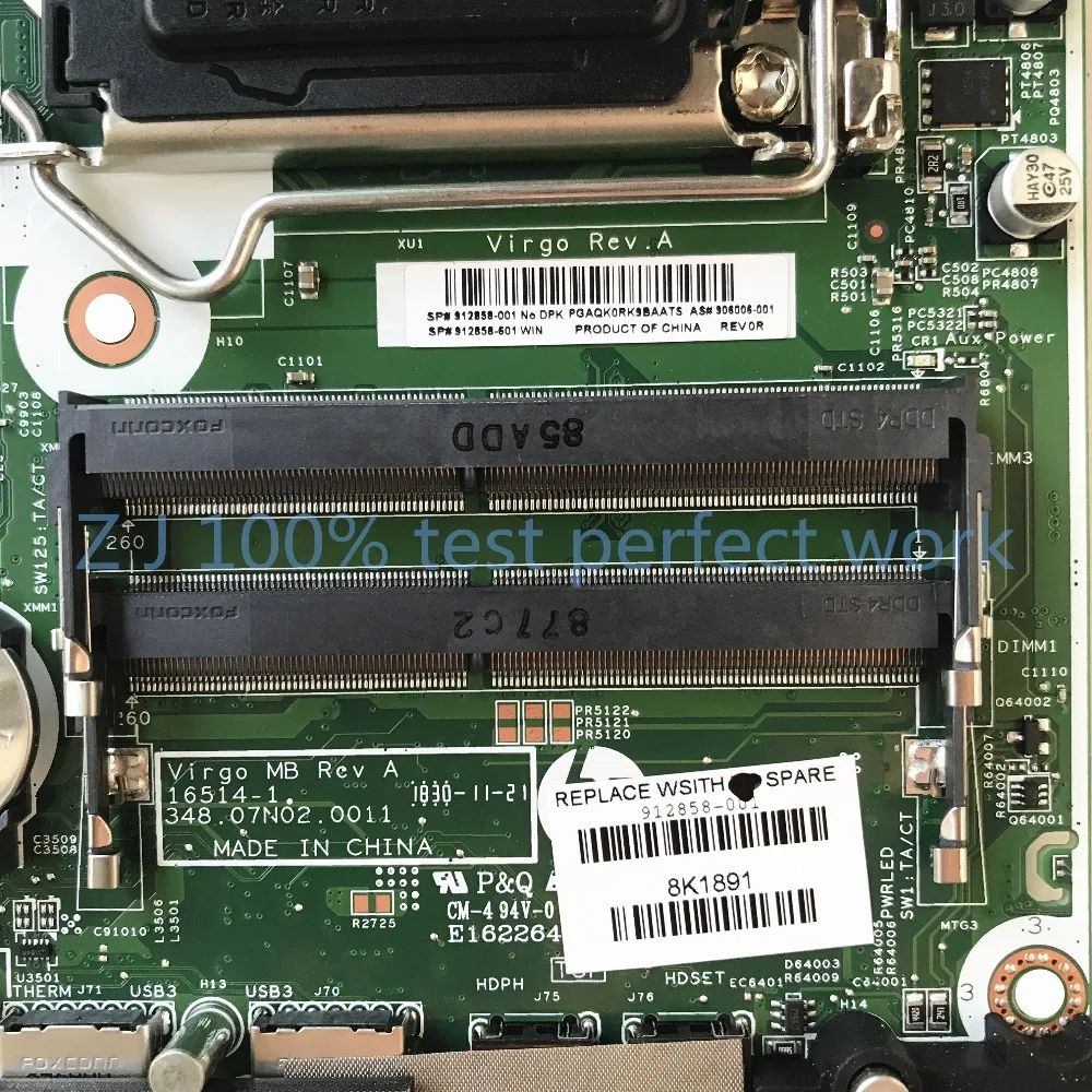 Высококачественная настольная материнская плата для hp 400 G3 912858-001 912858-601 906006-001 LGA1151 DDR4 MB протестированная Быстрая