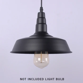 

E27 Kitchen Pendant Light Fixture Barn Loft Iron Living Room Hanging Vintage Industrial Coffee Shop Ceiling Lamp Restaurant