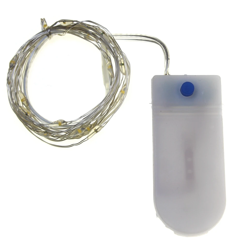 

1-5M 3 Lighting Modes Fairy Light CR2032 Battery Powered LED Christmas Light String Lights For Wedding Xmas Garland Party Indoor