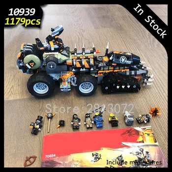 

10939 In stock LEGACY Dieselnaut 1179pcs Model Blocks Toys Bricks 70654 31153 building blocks