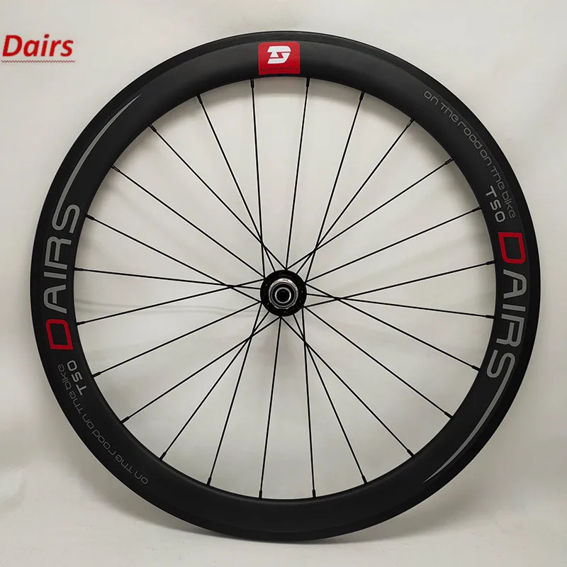 DAIRS 700c велосипедные Угловые колеса road 50x23 мм трубчатые powerway R13 велосипедные дорожные колеса карбоновое Велосипедное колесо