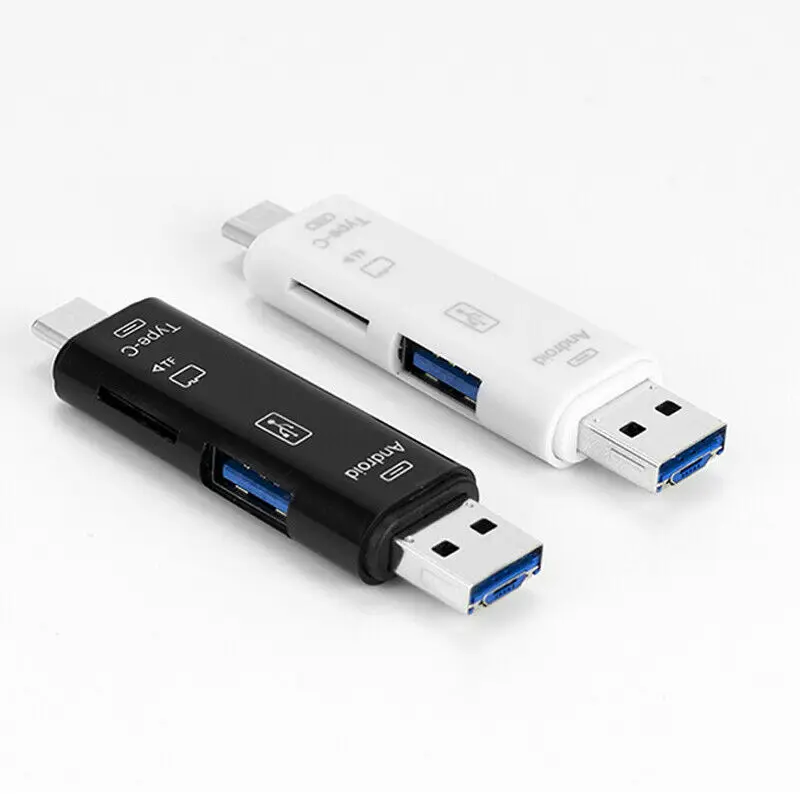 5 в 1 type C Micro USB OTG адаптер SD TF кард-ридер SD кард-ридер для Micro SD TF USB кардридер