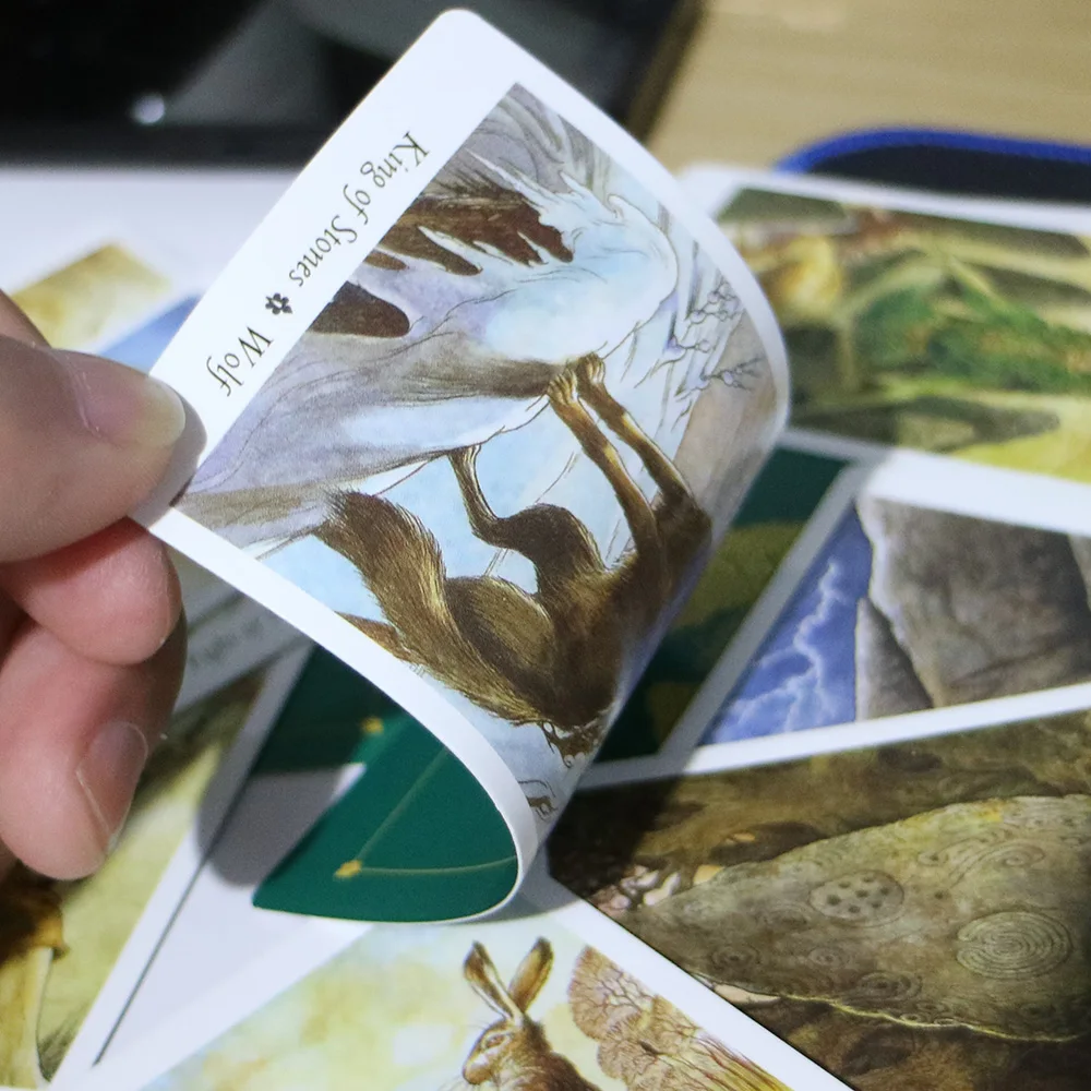 2019 природа Таро карты колода Полный английский загадочные животные игральные