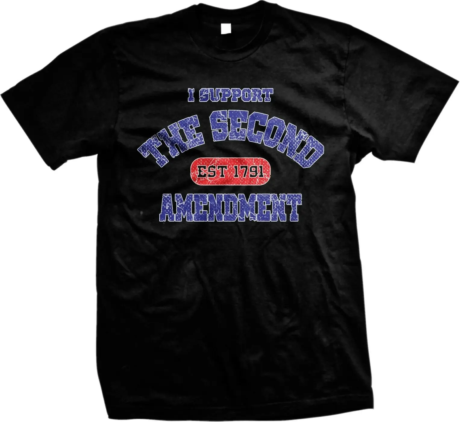 I Support The Second 2nd Amendment Est 1791 Conceal Carry Pro-gun Mens T-shirt | Мужская одежда