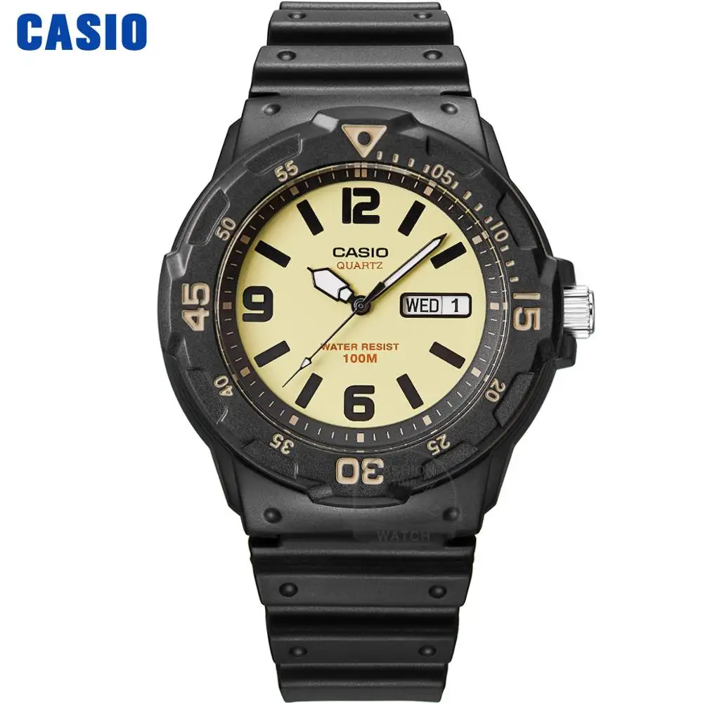 MRW200H5B Casio часы для дайвинга часы для мужчин Set top Luxury Brand Водонепроницаемые наручные часы Спортивные кварцевые мужские часы военные часы relogio masculino reloj hombre erkek kol saati montre homme zegarek meski MRW - Цвет: MRW200H5B