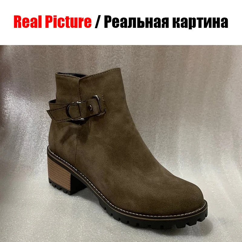BONJOMARISA/ Новое поступление; нескользящие женские ботильоны в стиле ретро; выразительные женские ботильоны; коллекция года; сезон осень; женская обувь на высоком широком каблуке