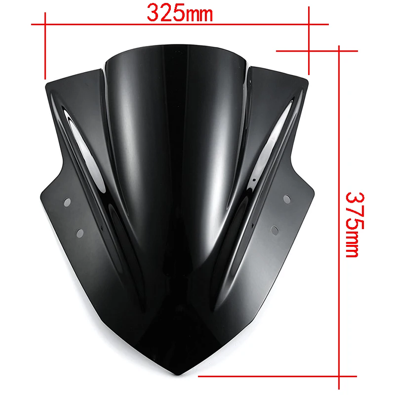 Лобовое стекло мотоцикла ветрового стекла двойной пузырь для Kawasaki Ninja 300 EX300 2013 аксессуары для мотоциклов