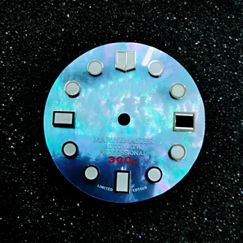 

Free Delivery Made for Seikomodified Mother Shell Universal Dial Samurai SKX007 Abalone Large mm Small mm