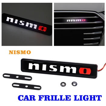 

Car Styling sticker front grille emblem LED decorative lights For Nismo Nissan Qashqai Juke X-trail Tiida Teana ALTIMA SYLPHY