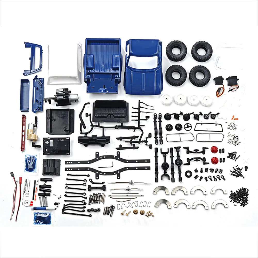 US $77.99 Wpl C24km 116 4wd Rc Car Vehicles Kit With Dual Speed Gear Cae Metal Drive Shaft Axle Case Brass Gear