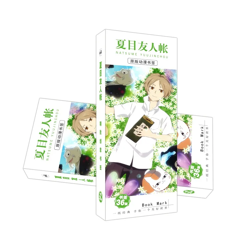 

36 Pcs/Set Natsume yuujinchou Paper Bookmark Stationery Bookmarks Book Holder Message Card Gift Stationery