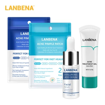 

LANBENA Face Mask Acne Treatment Facial Mask Skin Care Acne Pimple Remover Tools Patches Stickers Black Mask Peeling Face Masks