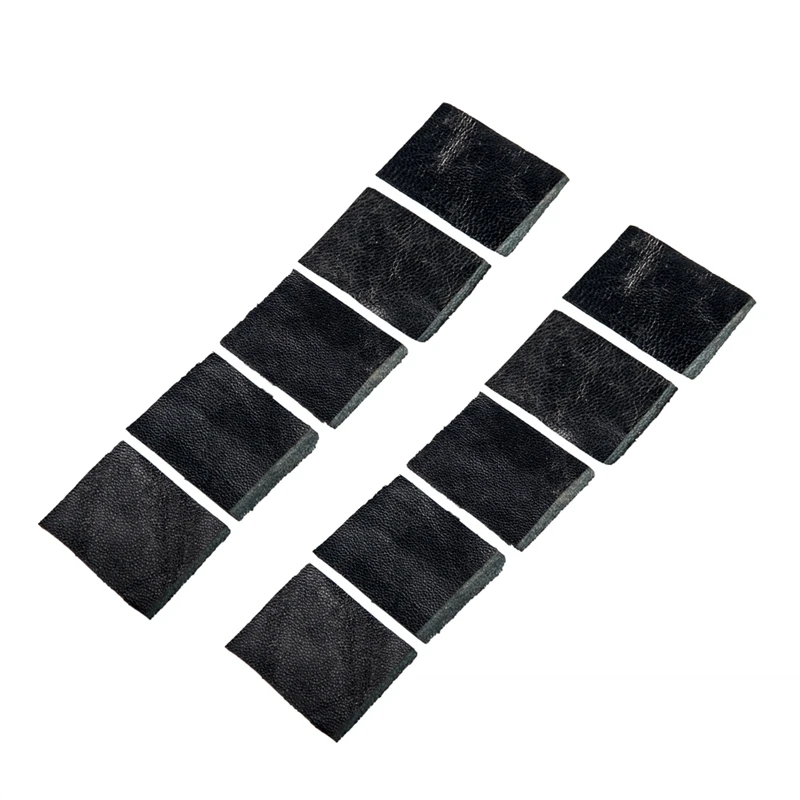 Dropship-10PCS-Goat кожа для обертывания скрипки Лягушка-Скрипка Лук изготовление 30 мм х 35 мм