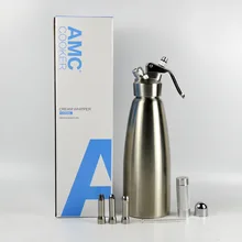 От производителя AMC 1L нержавеющая сталь стиль крем пенообразователь смазочный пистолет сифон бутылка алюминиевый аэроэластичный сиденье