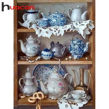 

Huacan New Arrival 5D DIY Diamond Painting Kits Coffee Full Square/Round Diamonds Embroidery Cartoon Decorations Home Art