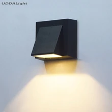 Настенный светодиодный уличный COB светодиодный 5 Вт 3 Вт наружный светильник с регулируемой цветовой температурой 3 цвета в одной лампе белый теплый белый натуральный белый