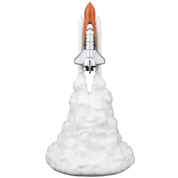

ICOCO 3D Print Space Shuttle Lamp NIght Light For Space Fans Moon Lamp Rocket Lamp As Room Decoration Space Lovers Rocket Lamps