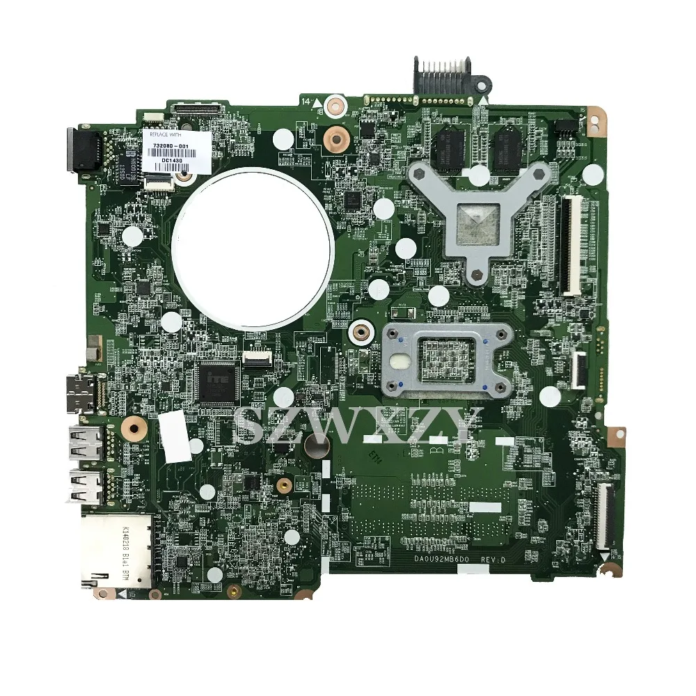 High Quality For HP 15-N Laptop Motherboard DA0U92MB6D0 737138-501 737138-001 With A10-4655M CPU HD 8670M 2GB