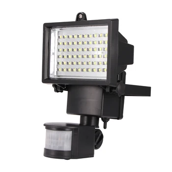 

Outdoor Solar Power Motion Sensor Garden Floodlight 60 LED PIR Security Light