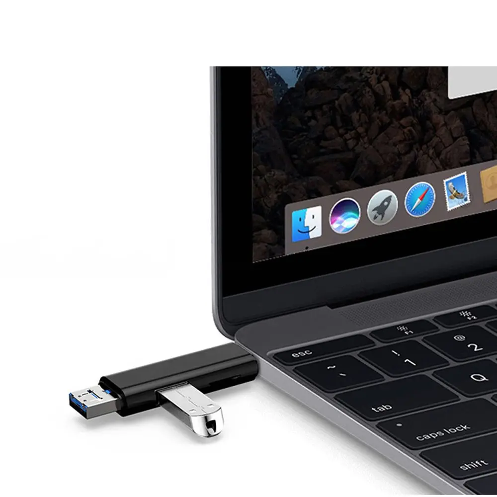 S SKYEE type C, micro USB и USB 3 в 1 OTG Кардридер высокоскоростной USB2.0 Универсальный OTG TF для Android Компьютерный удлинитель-переходник