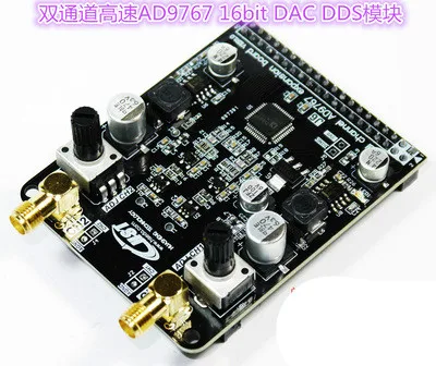 

High speed dual channel 14bit DA DDS AD9767 FPGA Signal generator development board
