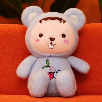 

Soft Dressed Mouse Dolls Custom Stuffed Embroidery Mouse Plush Toy as Present