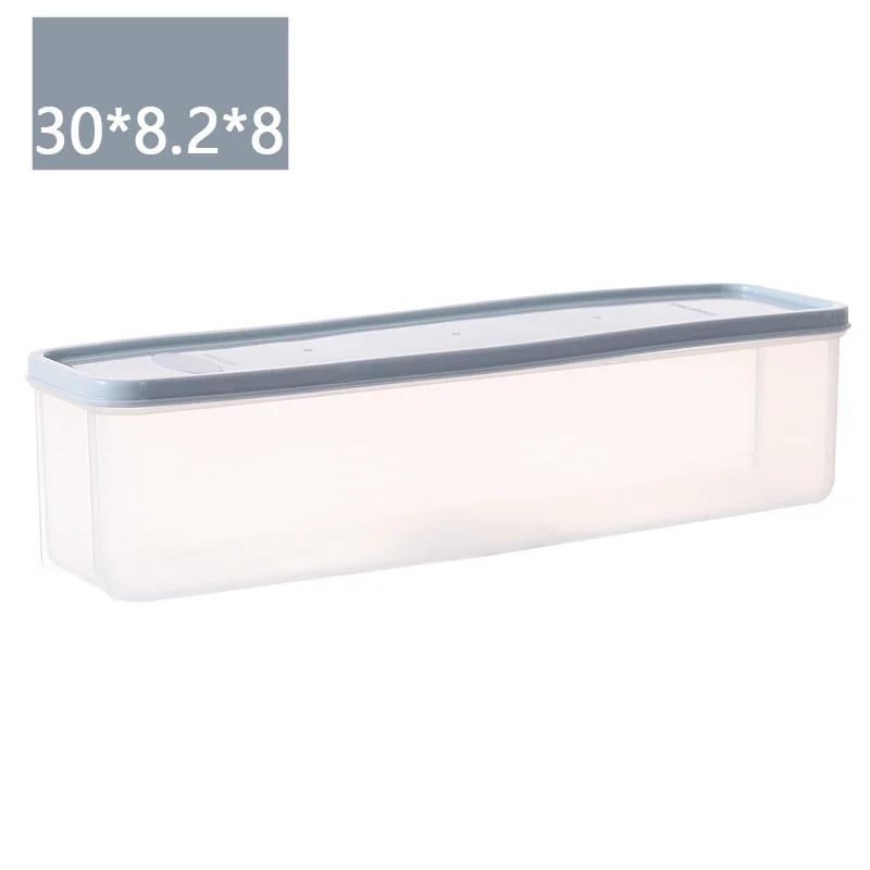 Light Blue Холодильник пластиковый контейнер для фруктов и овощей коробка для хранения еды японский нарезанный контейнер для лапши с крышкой - Цвет: Light Blue