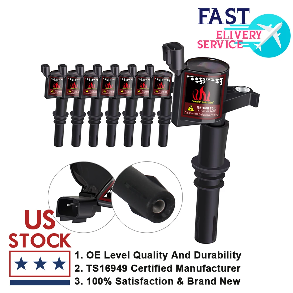 8 Pack DG511 Ignition Coil On Plug For Ford F-150 Expedition 4.6L 5.4L 2004-2008