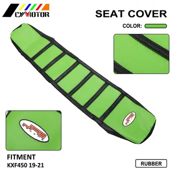 

For Kawasaki KXF450 KX450F KXF KX 450 2019 2020 2021 Motorcycle Rubber Gripper Soft Seat Cover Dirt Pit Bike
