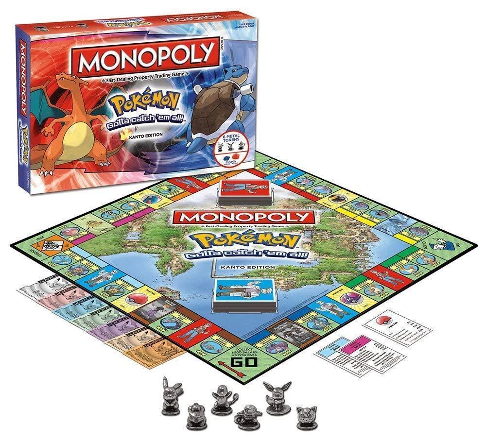 Hasbro Pokemon Monopoly Pokemon All 