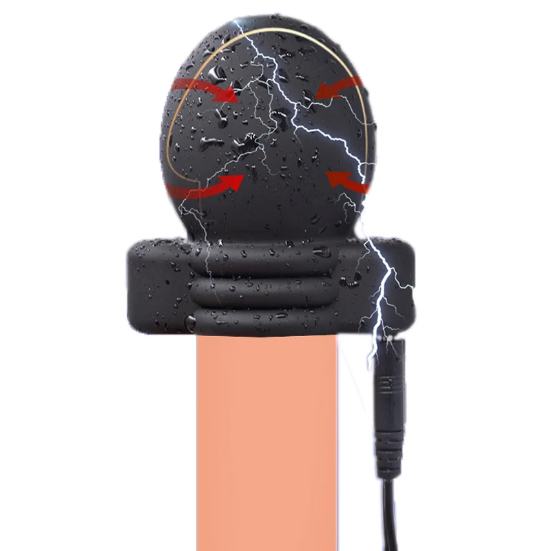 Penis Electro Stimulator Glans Trainer Male Masturbation Electric Shock Therapy Penis Massage Delay Training Medical Sex Toys