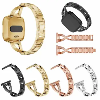 

Smart Watch Replacement Metal Strap Wristband Band Belt For Fitbit Versa Lite/Versa