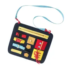 Детская занятая доска Монтессори основные навыки деятельности доска обучающая игрушка для малыша