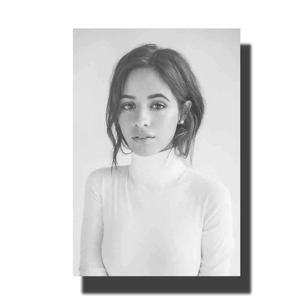 M570 Camila Cabello Beauty Singer Star Music Шелковый Холст с печатью постера настенные фотографии