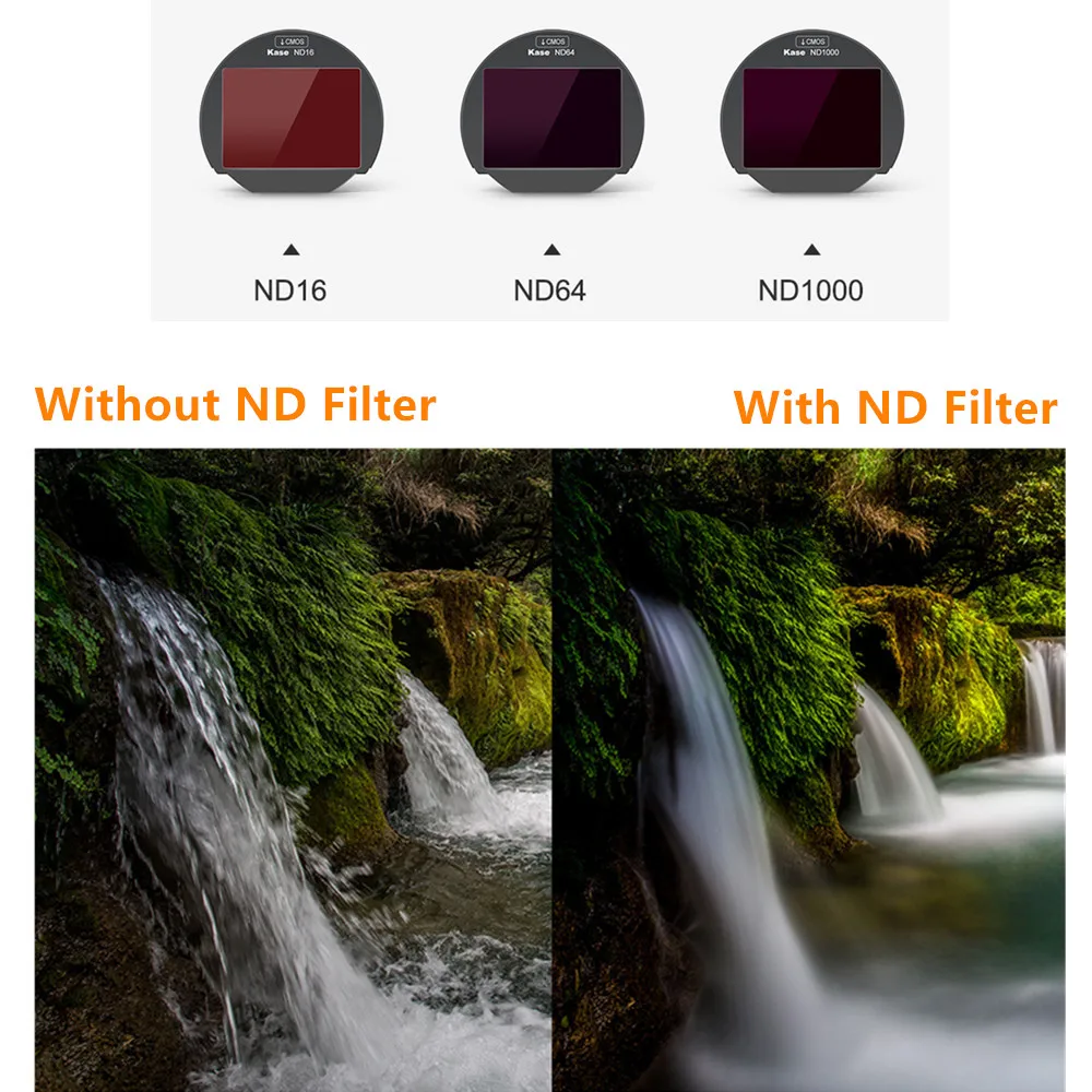 Filtro de Densidade Neutra para Fuji Clip-in Cmos Protetor Nd16 Nd32 Nd64 Nd1000 Noite Fujifilm X-t3 Xt4 Xt30 Xt20 Xpro3 Xs10 uv Nd8 - Image 3