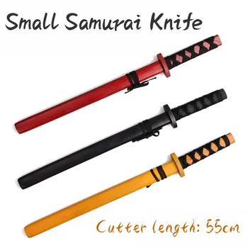 

55cm Children's Wooden Sword Toys Cos Stage Prop Weapon Super Hero Weapon Model Not Cutting Edge Safety Knife Props
