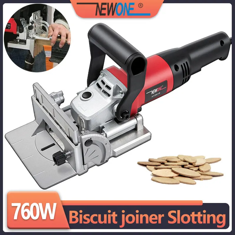 760W Woodworking Biscuit Machine Puzzle Machine splicing electric toolsTenoning Machine.