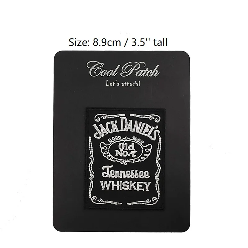 3,5 ''JACK DANIELS вышитая железная нашивка/нашивка