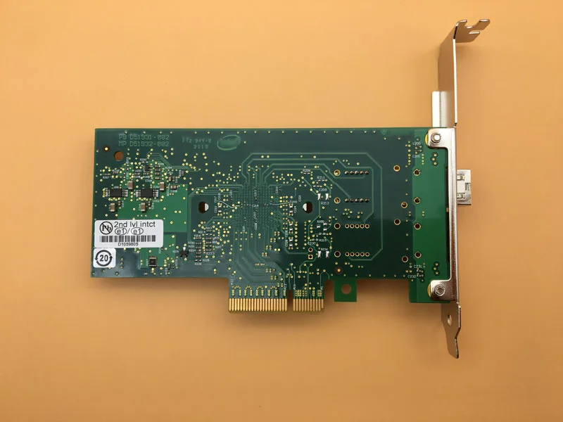 Однопортовый серверный адаптер Fiber NIC PCI-E X4 EXPI9400PF с SFP LX 10 км модуль