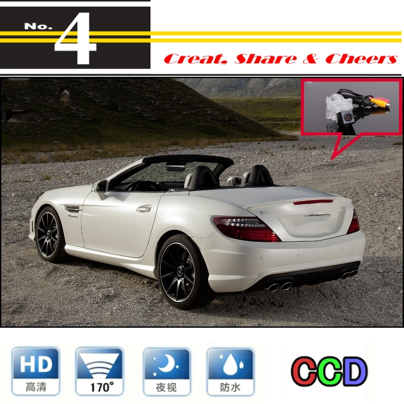 Liislee Автомобильная камера для Mercedes Benz SLK Class MB R172 Высококачественная заднего вида