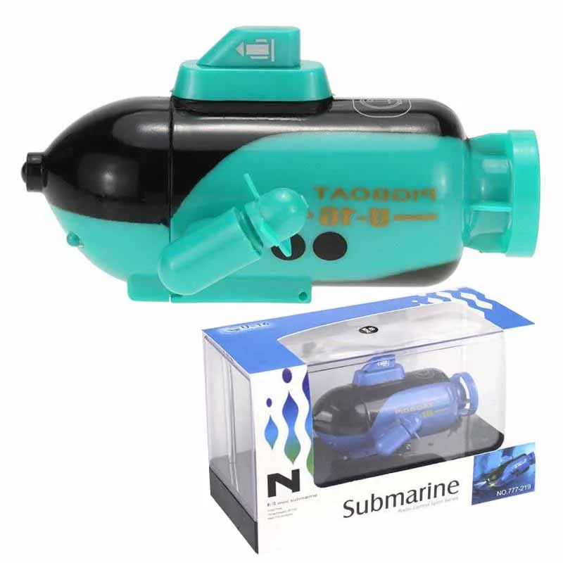 Green with box RC Подводная лодка корабль загрузки лодки дистанционного управления скорость лодка Bote игрушка 4CH мини Мощный водонепроницаемый доска для серфинга Морской парусник лучший подарок - Цвет: Green with box