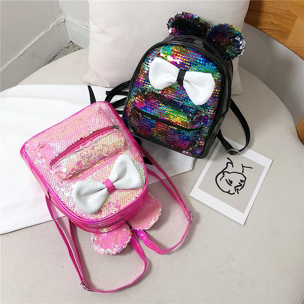 cute glitter backpacks
