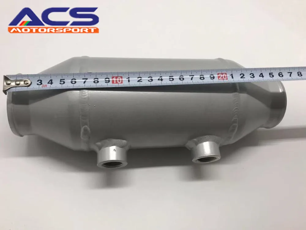 Универсальный 2,2" Воздушный вход/выход 6" x " Длина бочка стиль жидкости в воздух Интеркулеры