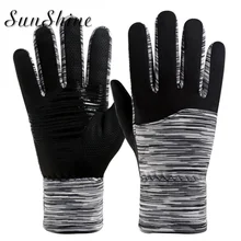 Теплые лыжные перчатки для мужчин и женщин, Лоскутные зимние лыжные флисовые водонепроницаемые перчатки для сноуборда с сенсорным экраном, теплые зимние перчатки для мотоцикла