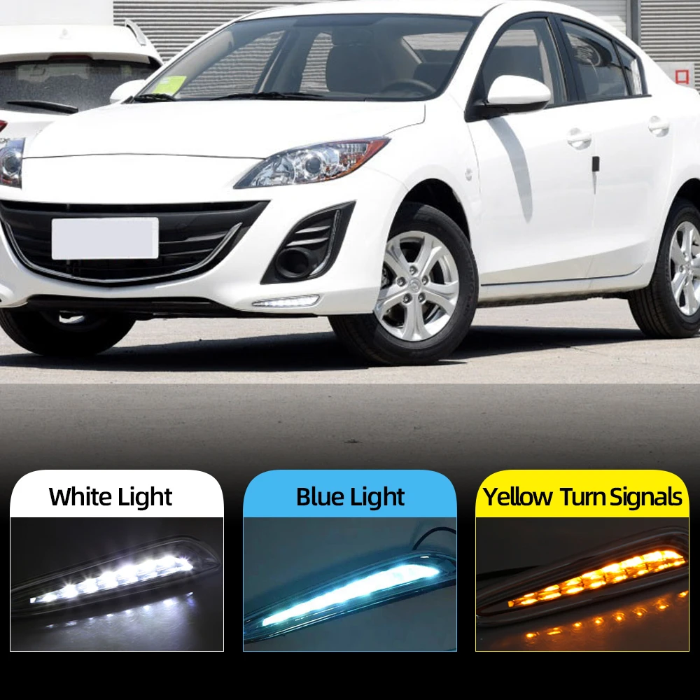 CSCSNL 1 комплект для Mazda3 Mazda 3 2010 2011 202 2013 светодиодный DRL Габаритные огни колпак