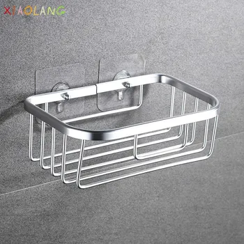

XIAOLANG 2020Space aluminum Bathroom Shelf Bath Shower Shampoo Soap Cosmetic Shelves Corner Toilet Paper Holder Wall Shelf